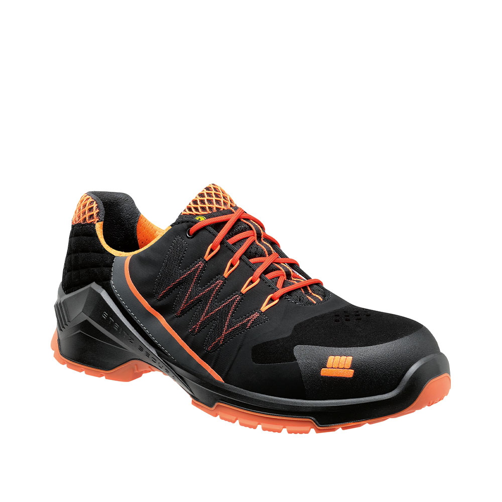 Scarpe Antinfortunistiche STEITZ Secura ESD VD PRO 1500 S2 - Taglia 43 - Vastità XB - Microfibra Blu/Nero